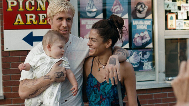 FILM BLE VIRKELIGHET. I fjor spilte Gosling og Mendes mot hverandre i dramaet The Place Beyond the Pines, og i filmen fikk de en liten sønn sammen. Selv fikk de en datter. FILM BLE VIRKELIGHET. I fjor spilte Gosling og Mendes mot hverandre i dramaet The Place Beyond the Pines, og i filmen fikk de en liten sønn sammen. Selv fikk de en datter.